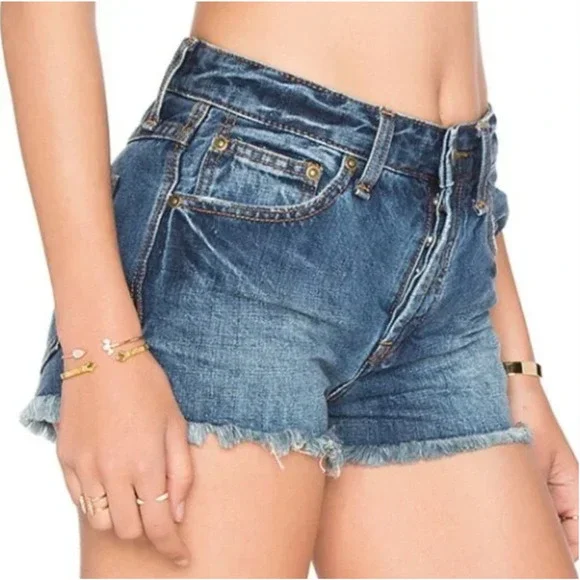 Free People Rock Denim Uptown Short Size 29 - Picture 9 of 9